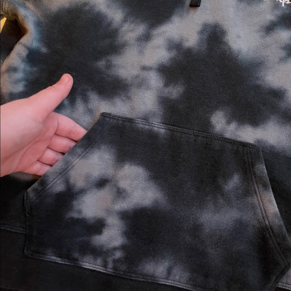 champion tie dye cropped hoodie - Picture 4 of 8